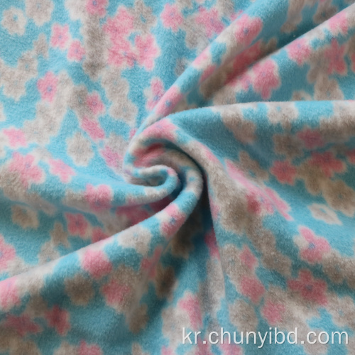 최신 디자인 고품질 폴리 1000 스프링 꽃 패턴 소파 커버 의류를위한 극성 양털 맞춤형 색상